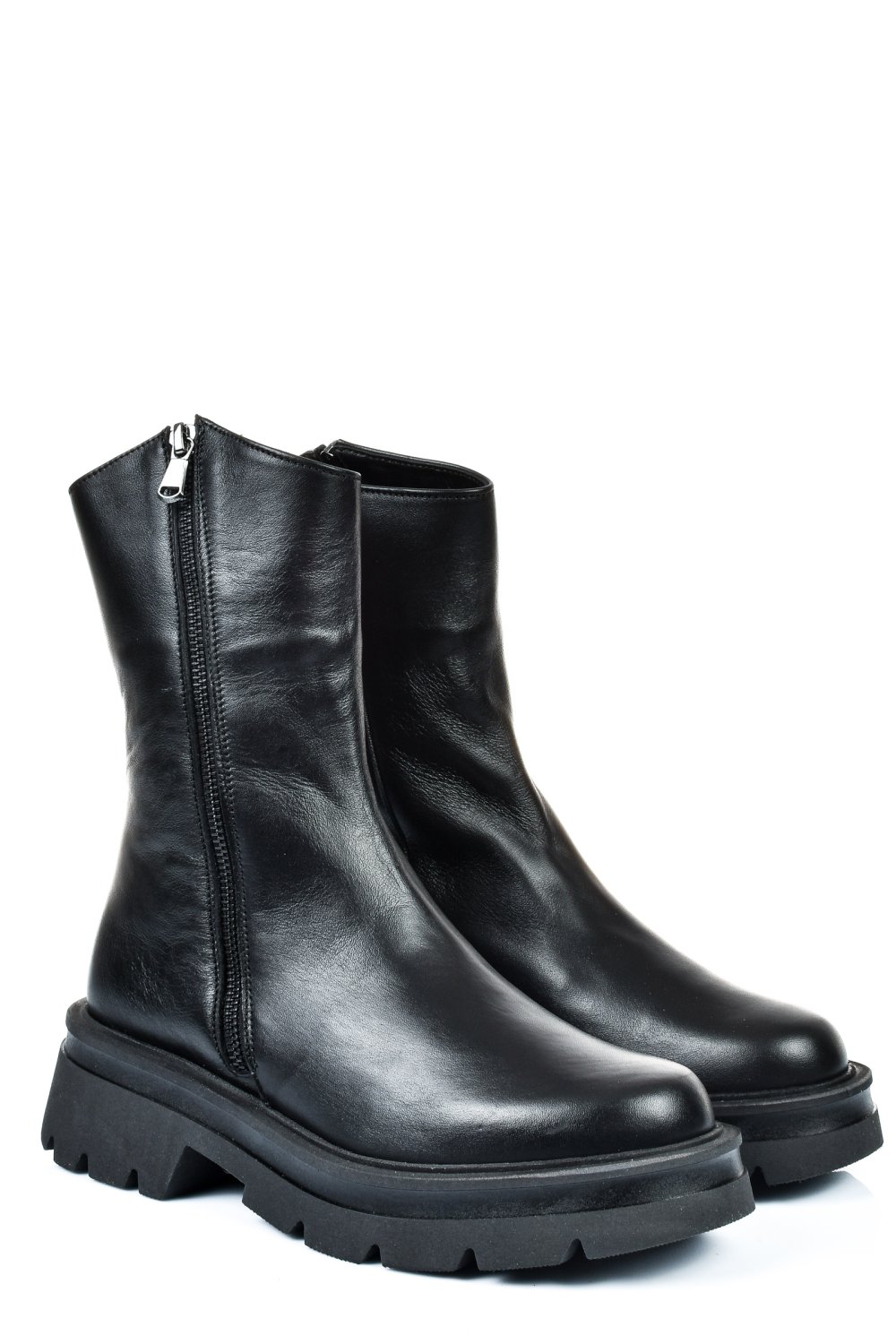 GHETE NEGRE PIELE NATURALA 242822NP