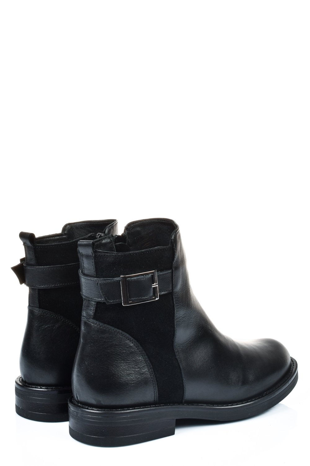 GHETE NEGRE PIELE NATURALA 242838NP/SP