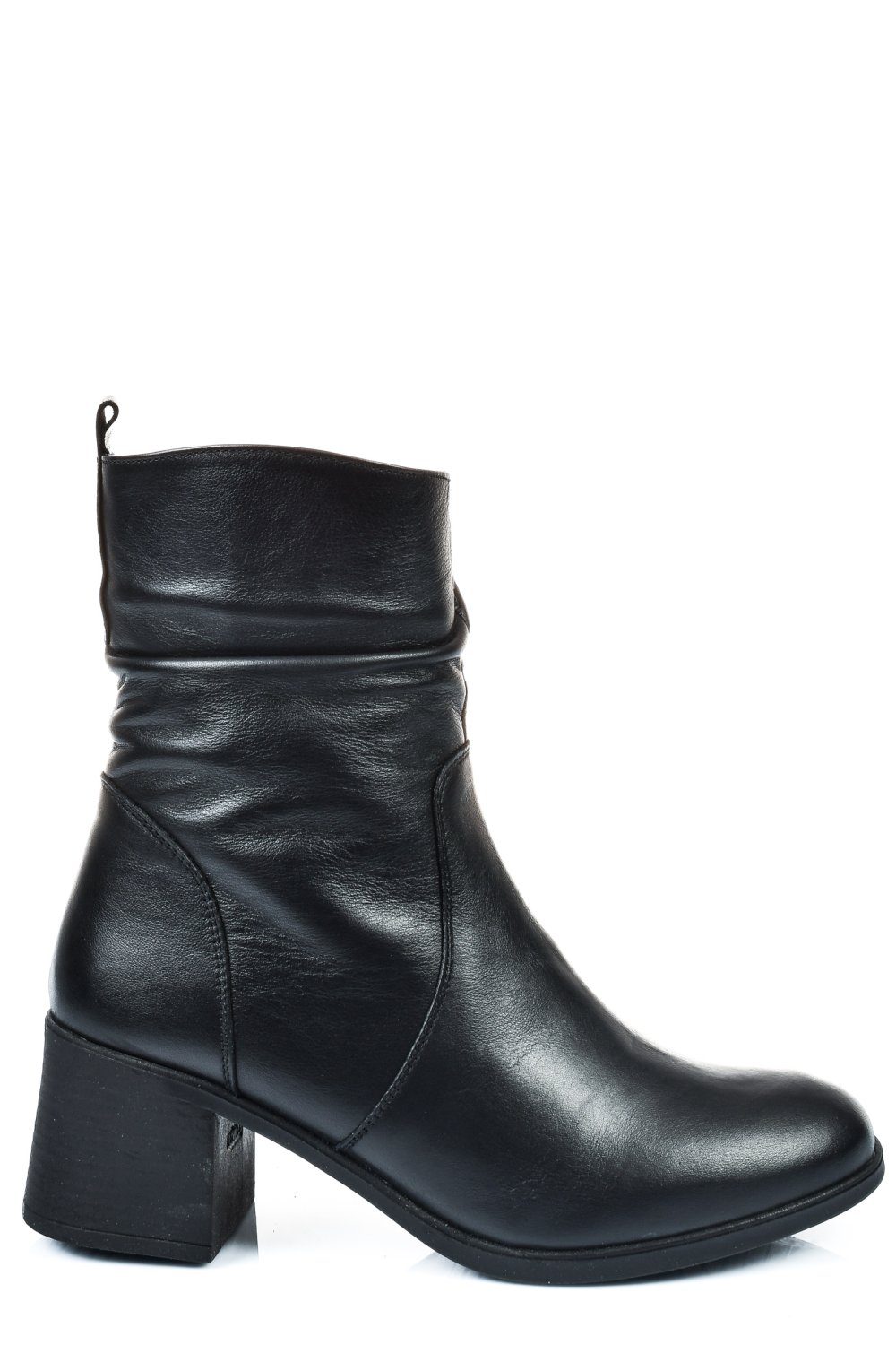 BOTINE NEGRE PIELE NATURALA 242811NP