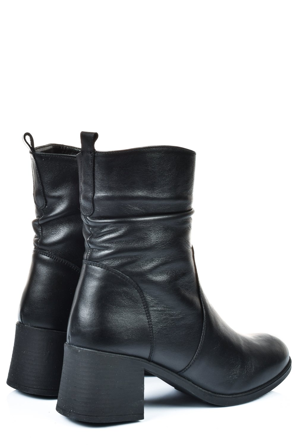 BOTINE NEGRE PIELE NATURALA 242811NP
