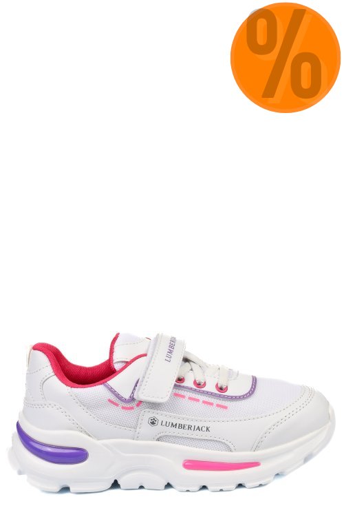 Lumberjack, pantofi sport copii white nurse-jr