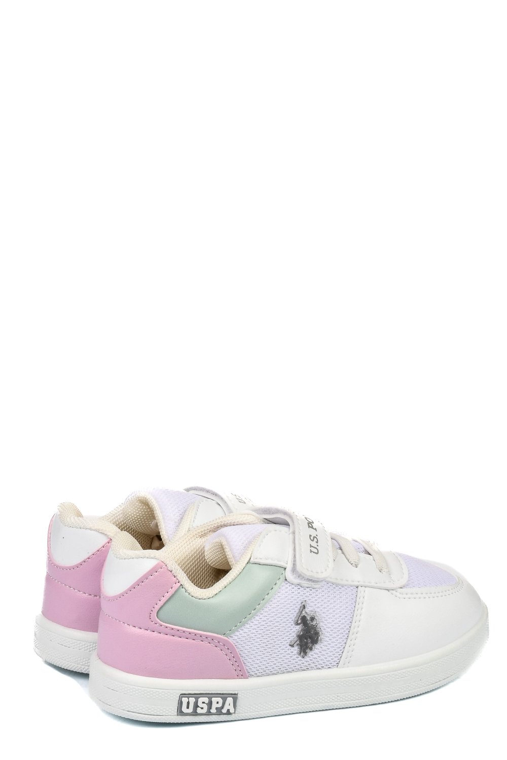 U.S. POLO ASSN, PANTOFI SPORT COPII WHITE PINK CARREN