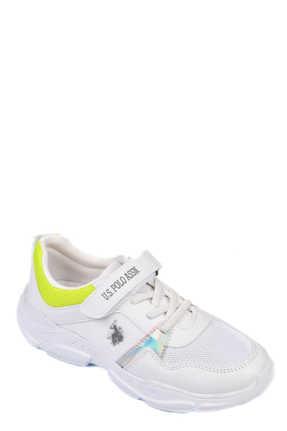 U.S. POLO ASSN, PANTOFI SPORT COPII WHITE RECESS