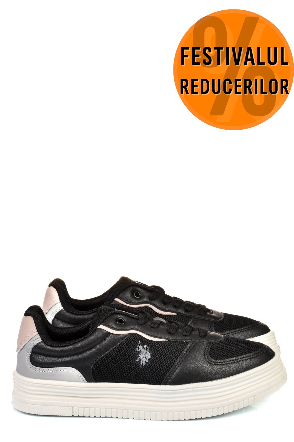U.S. POLO ASSN, PANTOFI SPORT BLACK SUZE
