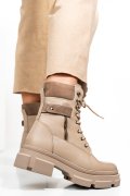 GHETE BEJ PIELE NATURALA 212887NP