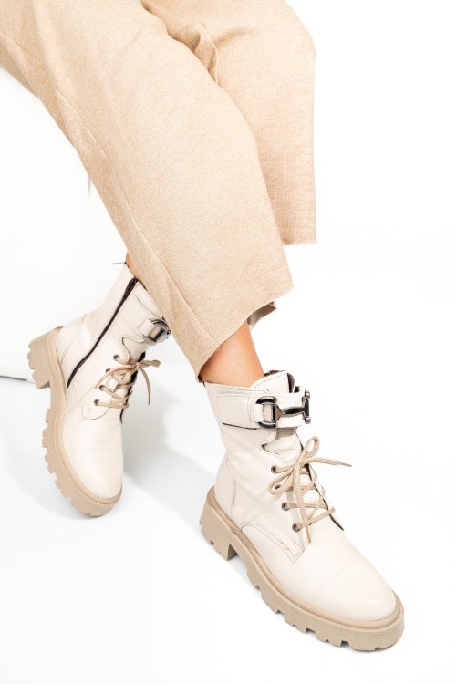 Ghete bej piele naturala 242803nppr