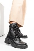 GHETE NEGRE PIELE NATURALA 242803NP