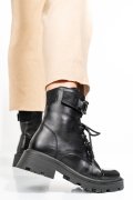 GHETE NEGRE PIELE NATURALA 242803NP