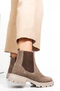 GHETE BEJ PIELE NATURALA INTOARSA 242802SP