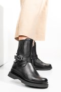 GHETE NEGRE PIELE NATURALA 242817NP