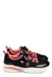 Lumberjack, pantofi sport copii black pink cans