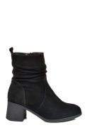 BOTINE NEGRE PIELE NATURALA INTOARSA 242811SP