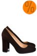Pantofi dama guban piele naturala intoarsa brown 3s77577
