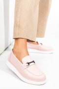 MOCASINI ROZ PIELE NATURALA TSP5942