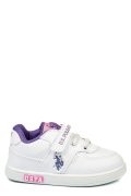 U.S. POLO ASSN, PANTOFI SPORT COPII WHITE LILA CAMERON
