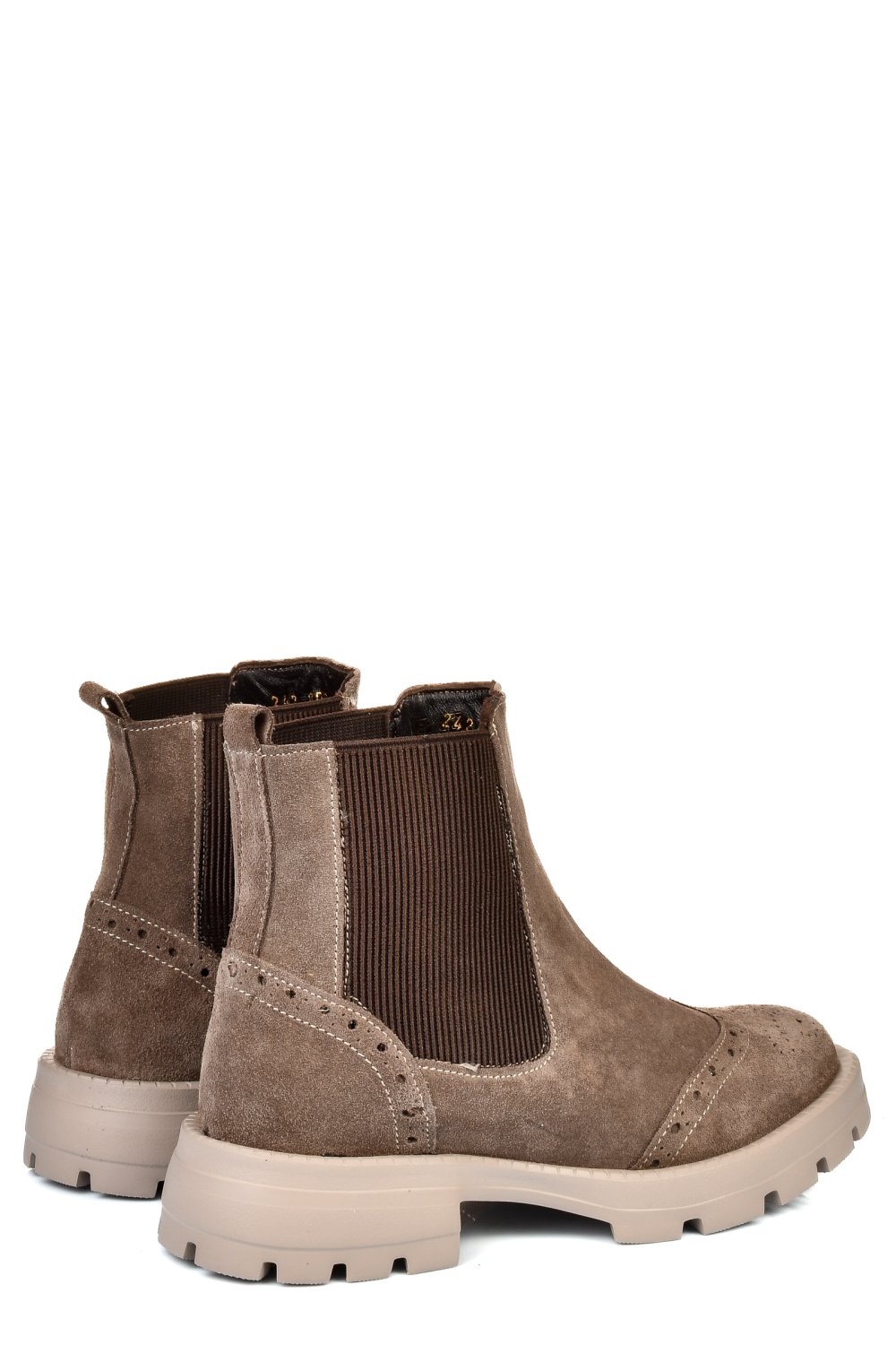 GHETE BEJ PIELE NATURALA INTOARSA 242802SP