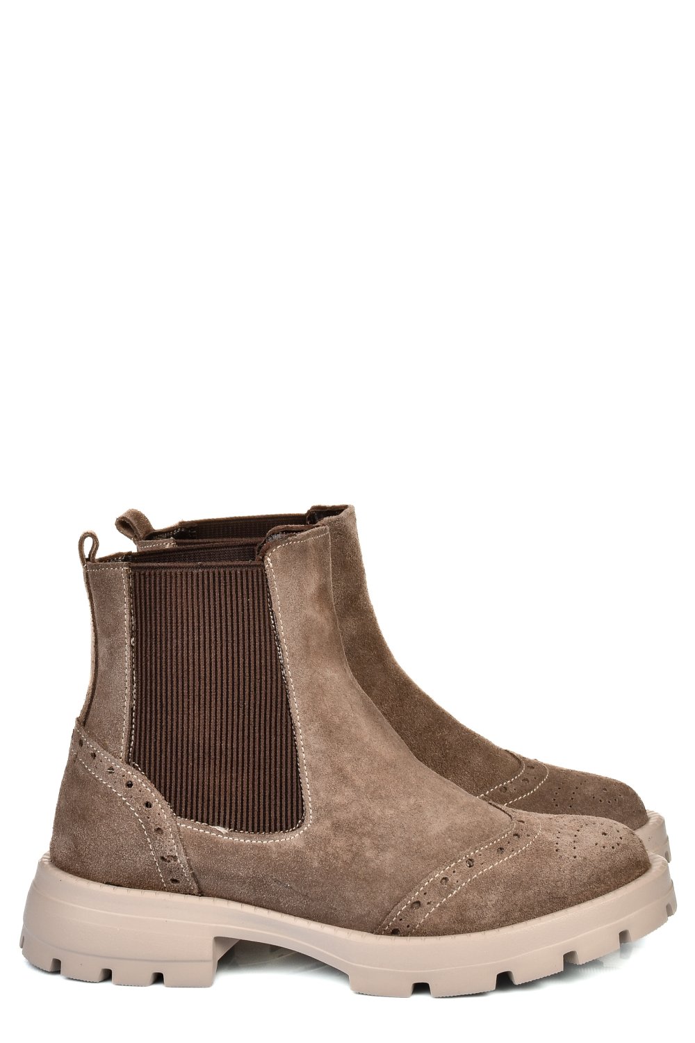 GHETE BEJ PIELE NATURALA INTOARSA 242802SP