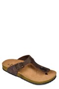 KINETIX, SANDALE BROWN PONY-3FX