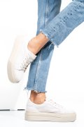 PANTOFI SPORT DAMA PIELE NATURALA INTOARSA BEJ 3S77001