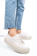 PANTOFI SPORT DAMA PIELE NATURALA INTOARSA BEJ 3S77001