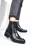 GHETE NEGRE PIELE NATURALA VB224201