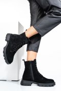 GHETE NEGRE PIELE NATURALA INTOARSA 242801SP