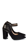 PANTOFI NEGRI PIELE NATURALA INTOARSA 5S77909
