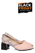 PANTOFI NUDE PIELE NATURALA INTOARSA 5S77460