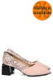 Pantofi nude piele naturala intoarsa 5s77460