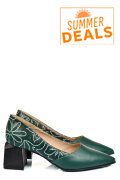 PANTOFI VERZI PIELE NATURALA 5S77460