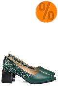 PANTOFI VERZI PIELE NATURALA 5S77460