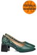 Pantofi verzi piele naturala 5s77460