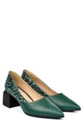 PANTOFI VERZI PIELE NATURALA 5S77460
