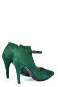 PANTOFI VERZI PIELE NATURALA INTOARSA 5S77905