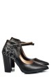 Pantofi negri piele naturala 5s77909