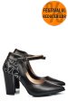 Pantofi negri piele naturala 5s77909