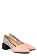 PANTOFI ROZ PIELE NATURALA 5S77460