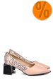 Pantofi roz piele naturala 5s77460