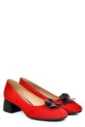 PANTOFI ROSII PIELE NATURALA INTOARSA 5S77555