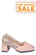 PANTOFI ROZ PIELE NATURALA INTOARSA 5S77460