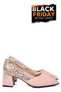 PANTOFI ROZ PIELE NATURALA INTOARSA 5S77460