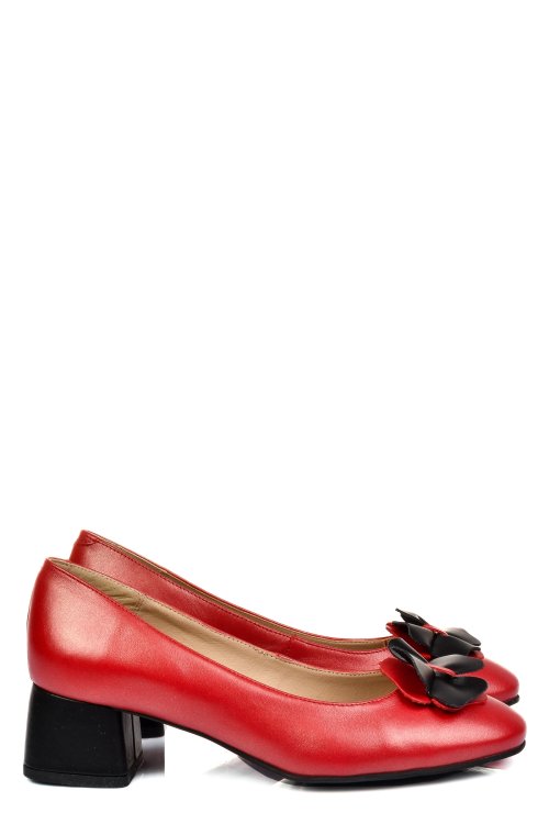 Pantofi rosii piele naturala 5s77555