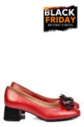 PANTOFI ROSII PIELE NATURALA 5S77555