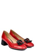 PANTOFI ROSII PIELE NATURALA 5S77555