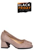 PANTOFI CAPPUCCINO PIELE NATURALA INTOARSA 5S77003