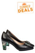 PANTOFI NEGRI PIELE NATURALA 5S77655