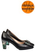 PANTOFI NEGRI PIELE NATURALA 5S77655