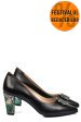 Pantofi negri piele naturala 5s77655