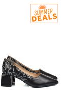 PANTOFI NEGRI PIELE NATURALA 5S77460