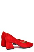 PANTOFI ROSII PIELE NATURALA INTOARSA 5S77003